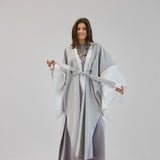 Mashrabeya Silver Kaftan - AB ESSENTIALS