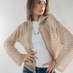 Mesh Cardigan Cafe - AB ESSENTIALS