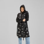 Metallic Stars Cardigan Black - AB ESSENTIALS