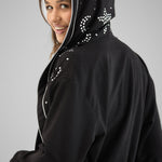 Metallic Stars Cardigan Black - AB ESSENTIALS