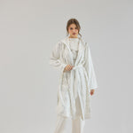 Metallic Stars Cardigan White - AB ESSENTIALS