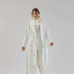 Metallic Stars Cardigan White - AB ESSENTIALS