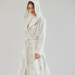 Metallic Stars Cardigan White - AB ESSENTIALS