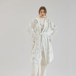 Metallic Stars Cardigan White - AB ESSENTIALS