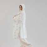 Metallic Stars Cardigan White - AB ESSENTIALS