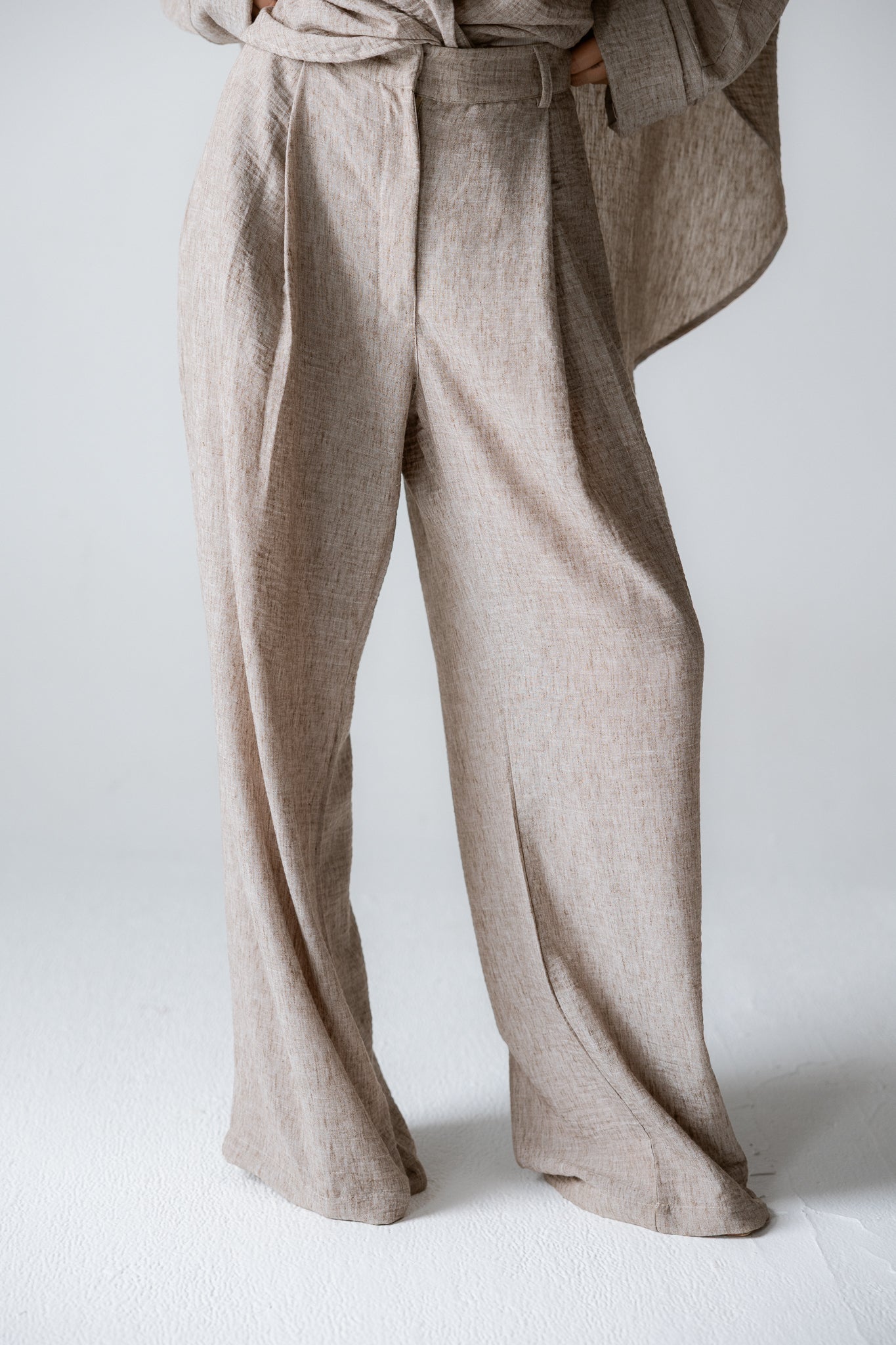 Must Have Linen Pants Beige - AB ESSENTIALS