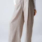 Must Have Linen Pants Beige - AB ESSENTIALS