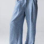Must Have Linen Pants Blue - AB ESSENTIALS