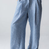 Must Have Linen Pants Blue - AB ESSENTIALS