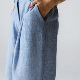 Must Have Linen Pants Blue - AB ESSENTIALS