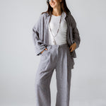 Must Have Linen Pants Grey - AB ESSENTIALS