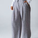 Must Have Linen Pants Grey - AB ESSENTIALS