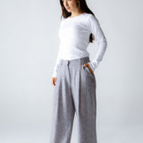 Must Have Linen Pants Grey - AB ESSENTIALS