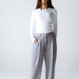 Must Have Linen Pants Grey - AB ESSENTIALS