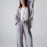 Must Have Linen Pants Grey - AB ESSENTIALS