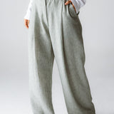 Must Have Linen Pants Olive - AB ESSENTIALS