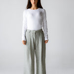 Must Have Linen Pants Olive - AB ESSENTIALS