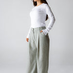 Must Have Linen Pants Olive - AB ESSENTIALS