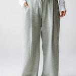 Must Have Linen Pants Olive - AB ESSENTIALS