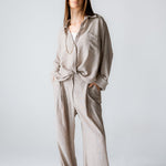 Must Have Linen Shirt Beige - AB ESSENTIALS