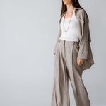 Must Have Linen Shirt Beige - AB ESSENTIALS