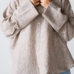 Must Have Linen Shirt Beige - AB ESSENTIALS