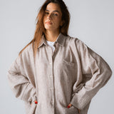 Must Have Linen Shirt Beige - AB ESSENTIALS