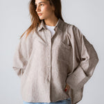 Must Have Linen Shirt Beige - AB ESSENTIALS