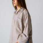 Must Have Linen Shirt Beige - AB ESSENTIALS