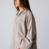 Must Have Linen Shirt Beige - AB ESSENTIALS