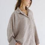 Must Have Linen Shirt Beige - AB ESSENTIALS