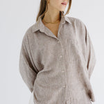 Must Have Linen Shirt Beige - AB ESSENTIALS