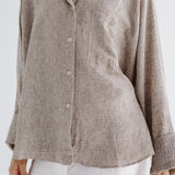 Must Have Linen Shirt Beige - AB ESSENTIALS