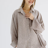 Must Have Linen Shirt Beige - AB ESSENTIALS