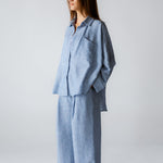 Must Have Linen Shirt Blue - AB ESSENTIALS