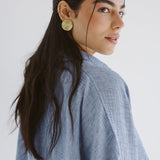 Must Have Linen Shirt Blue - AB ESSENTIALS