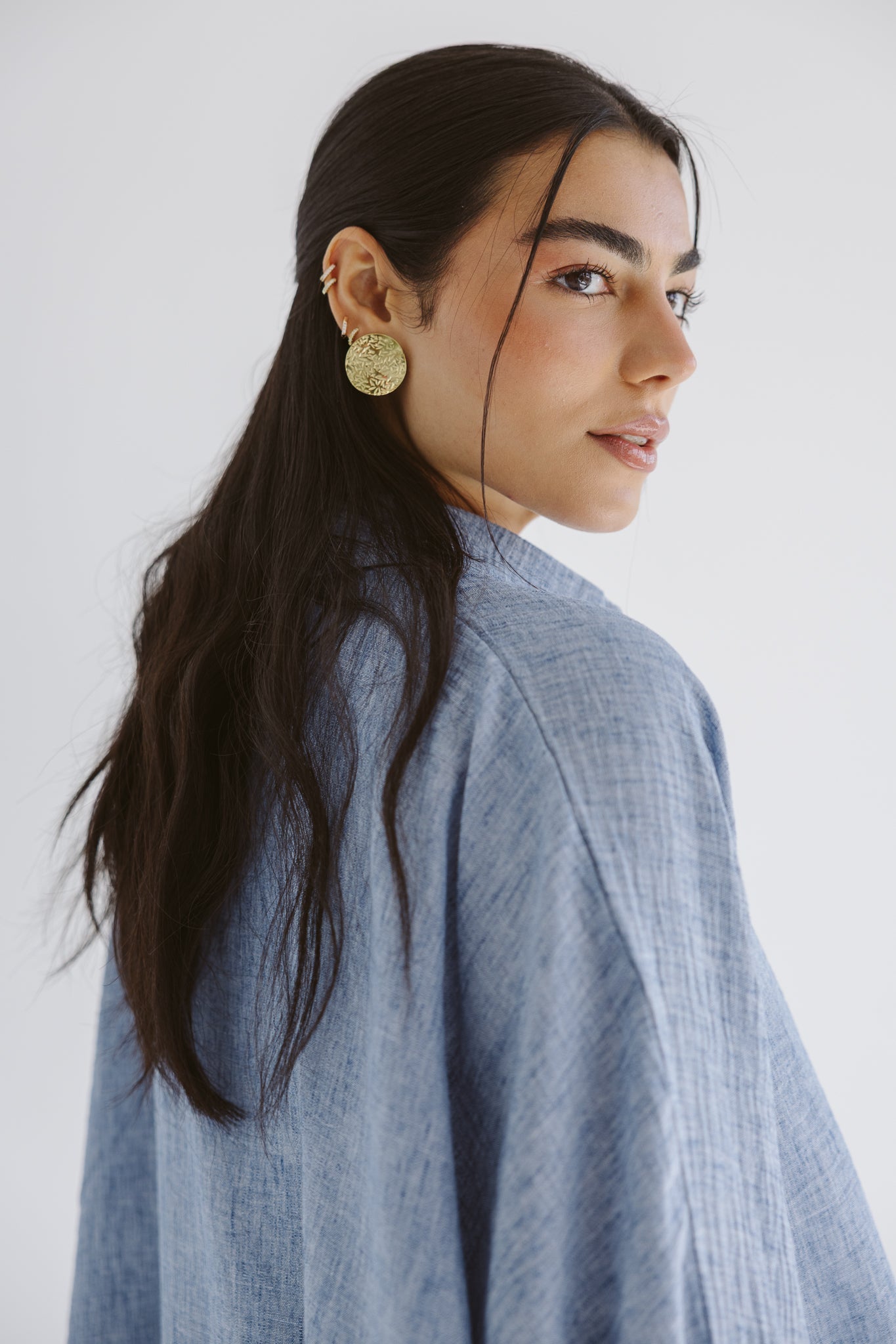 Must Have Linen Shirt Blue - AB ESSENTIALS