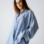 Must Have Linen Shirt Blue - AB ESSENTIALS