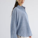 Must Have Linen Shirt Blue - AB ESSENTIALS