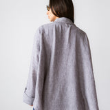 Must Have Linen Shirt Grey - AB ESSENTIALS