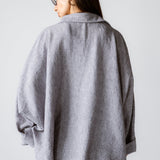 Must Have Linen Shirt Grey - AB ESSENTIALS