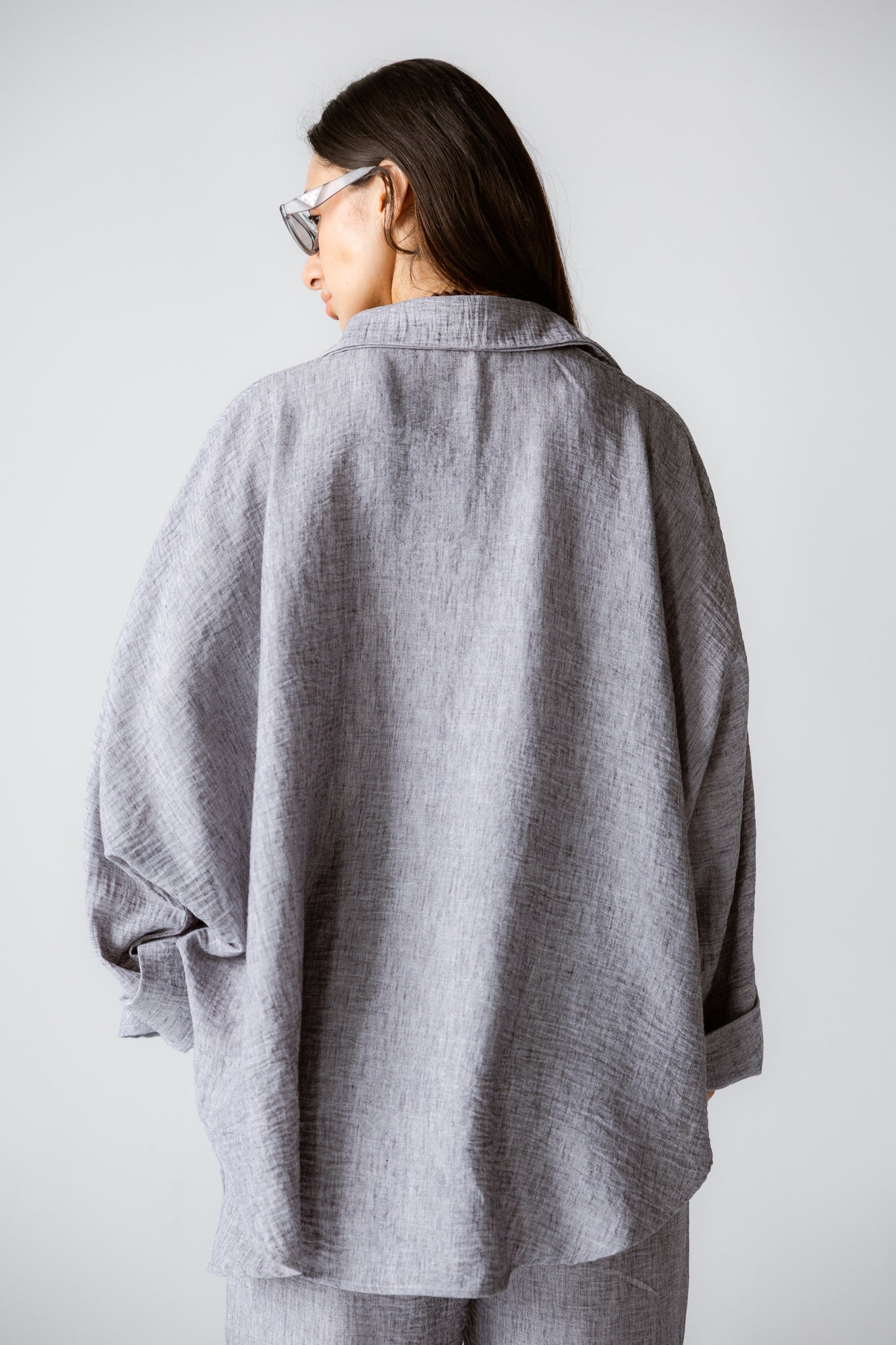 Must Have Linen Shirt Grey - AB ESSENTIALS