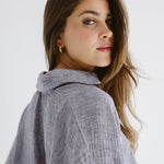 Must Have Linen Shirt Grey - AB ESSENTIALS