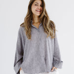Must Have Linen Shirt Grey - AB ESSENTIALS