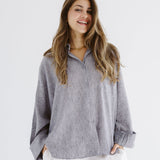 Must Have Linen Shirt Grey - AB ESSENTIALS