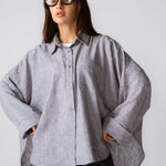 Must Have Linen Shirt Grey - AB ESSENTIALS