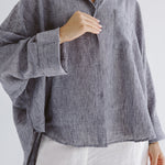 Must Have Linen Shirt Grey - AB ESSENTIALS