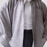 Must Have Linen Shirt Grey - AB ESSENTIALS