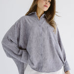 Must Have Linen Shirt Grey - AB ESSENTIALS