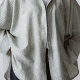 Must Have Linen Shirt Olive - AB ESSENTIALS
